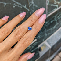 1.10 Ct. Blue Sapphire from Ceylon (Sri Lanka) Life Style