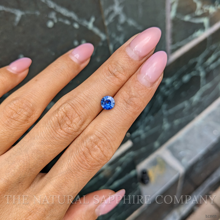 1.10 Ct. Blue Sapphire from Ceylon (Sri Lanka)