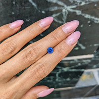 1.07 Ct. Blue Sapphire from Ceylon (Sri Lanka) Life Style