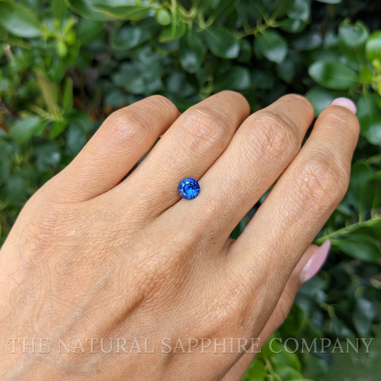 0.96 Ct. Blue Sapphire from Ceylon (Sri Lanka)