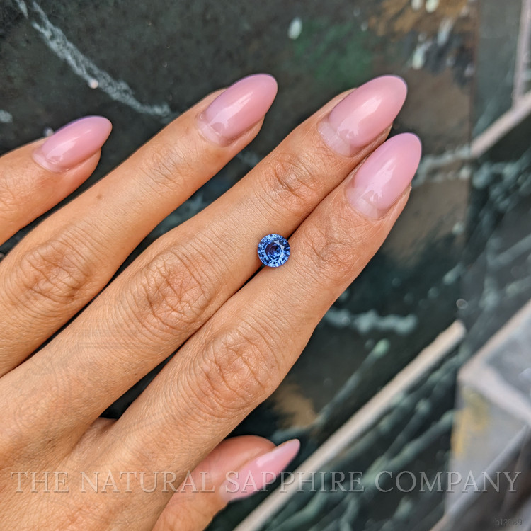 0.90 Ct. Blue Sapphire from Ceylon (Sri Lanka)