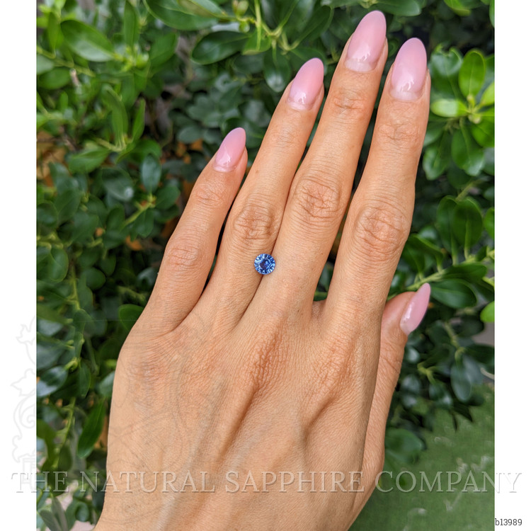 0.90 Ct. Blue Sapphire from Ceylon (Sri Lanka)