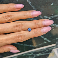 0.97 Ct. Blue Sapphire from Ceylon (Sri Lanka) Life Style