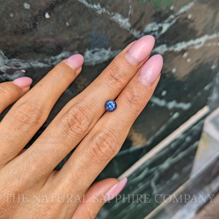 0.97 Ct. Blue Sapphire from Ceylon (Sri Lanka)