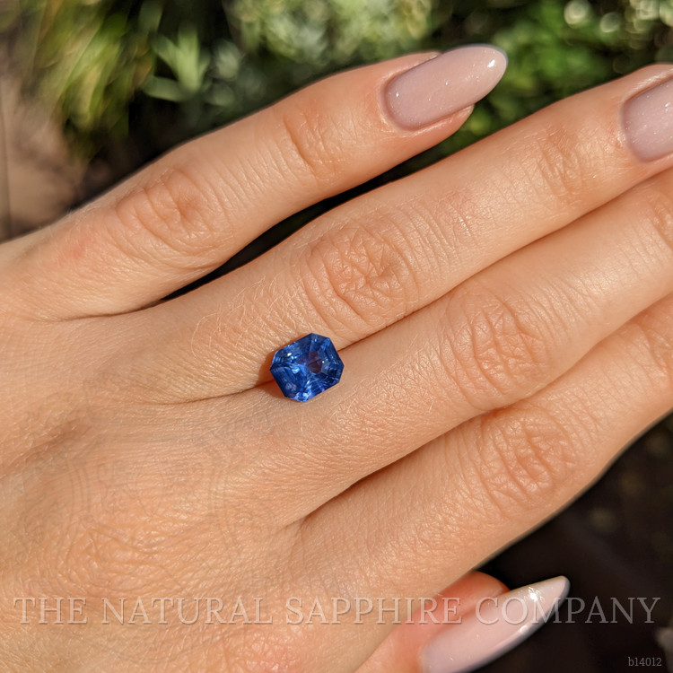 2.08 Ct. Blue Sapphire from Ceylon (Sri Lanka)