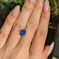 2.08 Ct. Blue Sapphire from Ceylon (Sri Lanka) Life Style