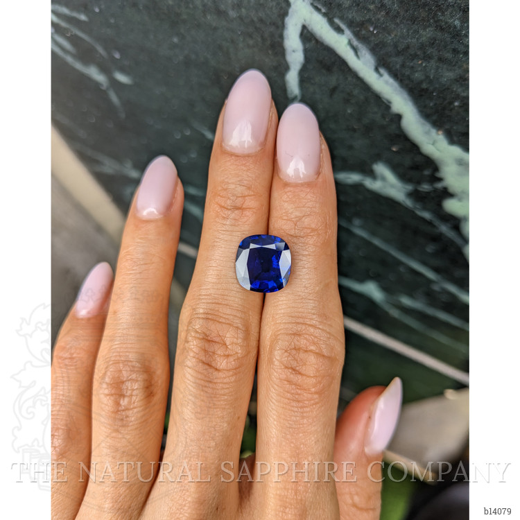 6.08 Ct. Blue Sapphire from Ceylon (Sri Lanka)