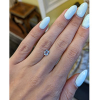 0.84 Ct. Blue Sapphire from Ceylon (Sri Lanka) Life Style