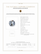 0.48 Ct. Sapphire from Ceylon (Sri Lanka) Scan Report