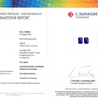 7.03 Ct. Color Change Sapphire from Ceylon (Sri Lanka) Scan Report