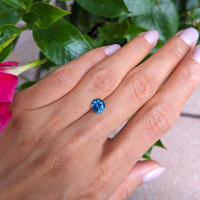 1.51 Ct. Blue Sapphire from Montana Life Style