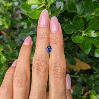1.13 Ct. Blue Sapphire from Ceylon (Sri Lanka) Life Style