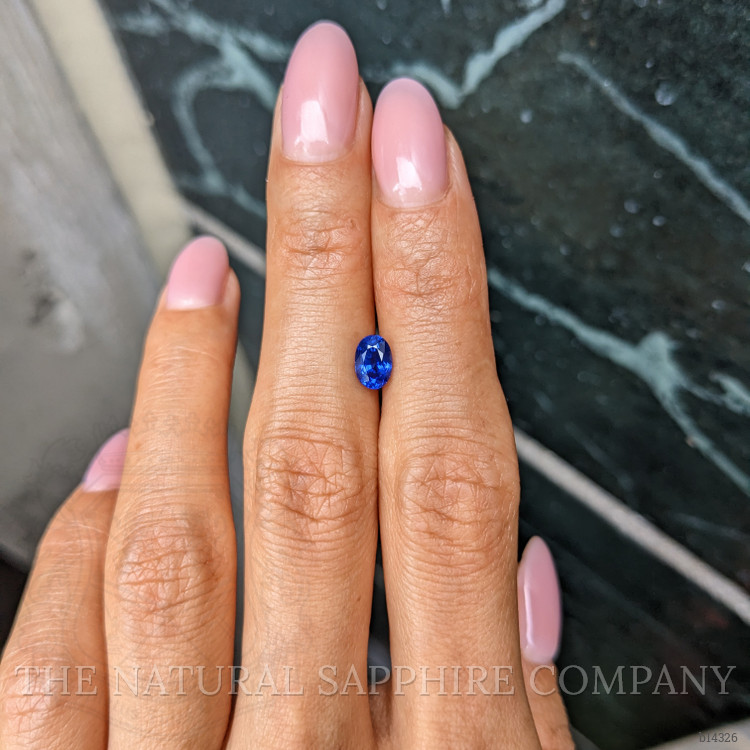 1.10 Ct. Blue Sapphire from Ceylon (Sri Lanka)