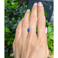 1.10 Ct. Blue Sapphire from Ceylon (Sri Lanka) Life Style