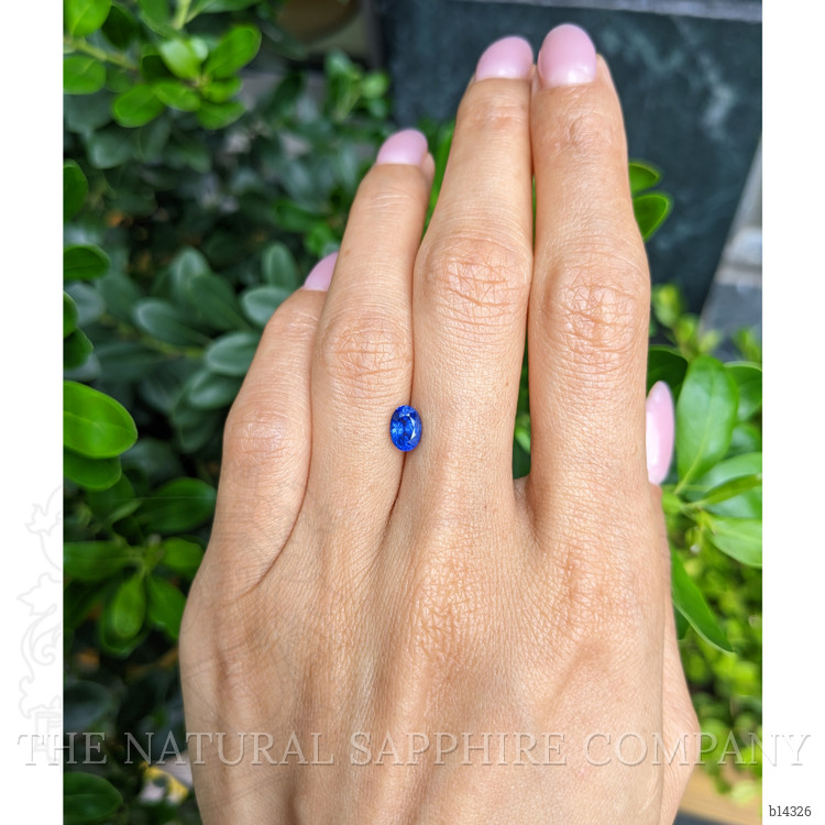 1.10 Ct. Blue Sapphire from Ceylon (Sri Lanka)