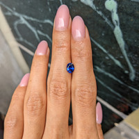1.17 Ct. Blue Sapphire from Ceylon (Sri Lanka) Life Style