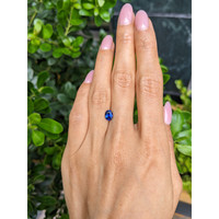 1.17 Ct. Blue Sapphire from Ceylon (Sri Lanka) Life Style