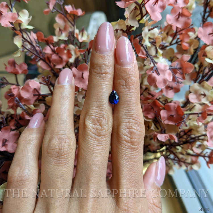 1.30 Ct. Blue Sapphire from Ceylon (Sri Lanka)