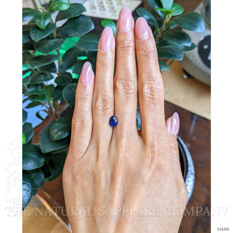1.30 Ct. Blue Sapphire from Ceylon (Sri Lanka)