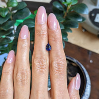 1.30 Ct. Blue Sapphire from Ceylon (Sri Lanka) Life Style