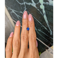 1.33 Ct. Blue Sapphire from Ceylon (Sri Lanka) Life Style