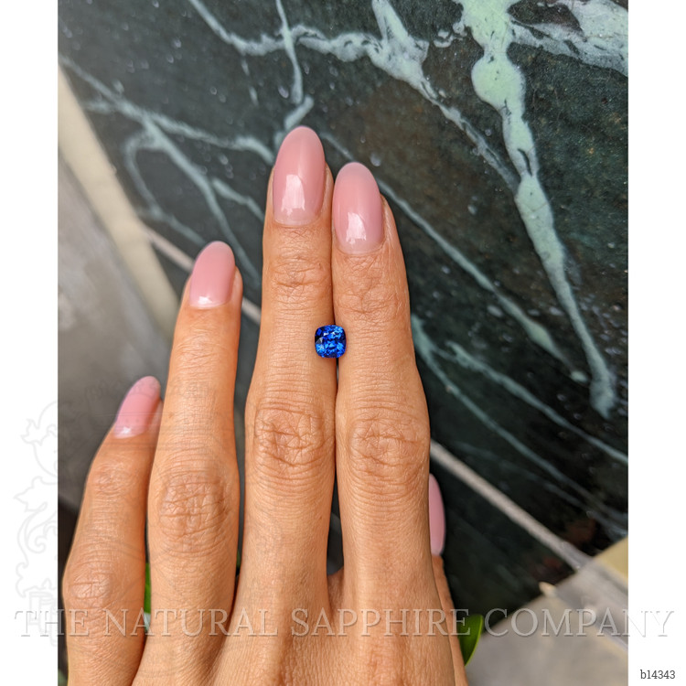 1.33 Ct. Blue Sapphire from Ceylon (Sri Lanka)