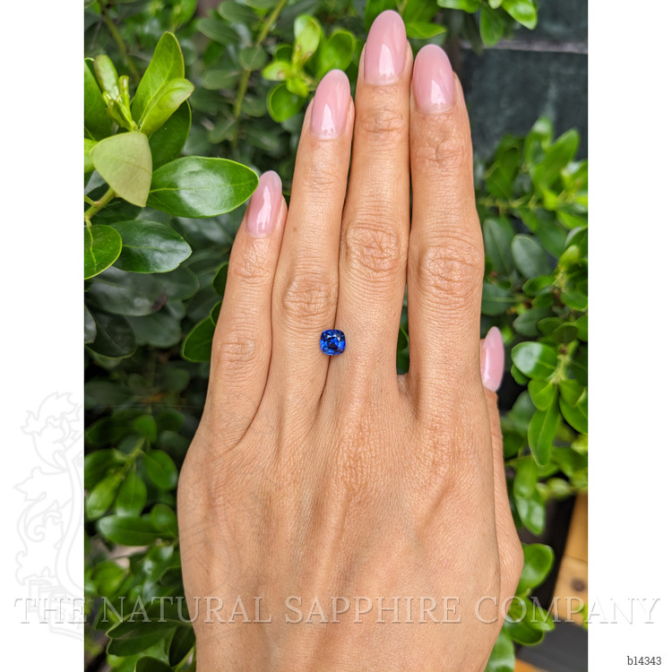 1.33 Ct. Blue Sapphire from Ceylon (Sri Lanka)