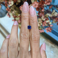 1.30 Ct. Blue Sapphire from Ceylon (Sri Lanka) Life Style