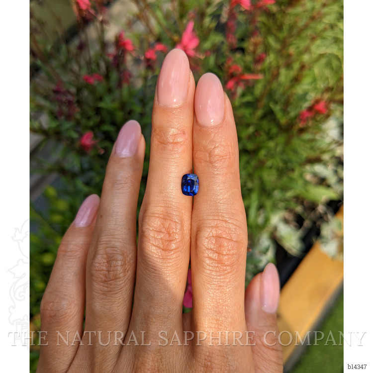 1.27 Ct. Blue Sapphire from Ceylon (Sri Lanka)