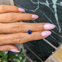 1.26 Ct. Blue Sapphire from Ceylon (Sri Lanka) Life Style