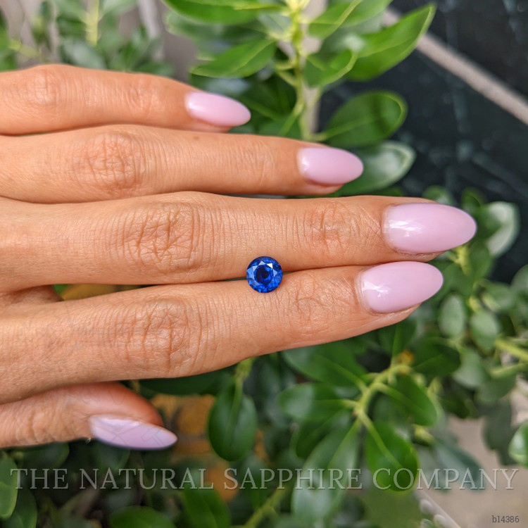 1.22 Ct. Blue Sapphire from Ceylon (Sri Lanka)