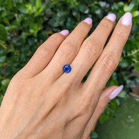1.56 Ct. Blue Sapphire from Ceylon (Sri Lanka) Life Style