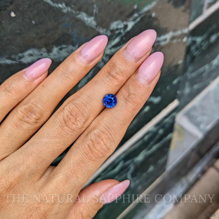 1.92 Ct. Blue Sapphire from Ceylon (Sri Lanka)
