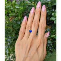 1.92 Ct. Blue Sapphire from Ceylon (Sri Lanka) Life Style