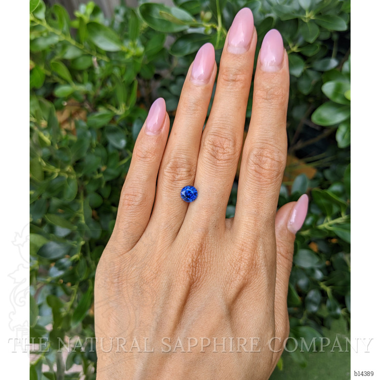 1.92 Ct. Blue Sapphire from Ceylon (Sri Lanka)