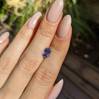 0.95 Ct. Blue Sapphire from Ceylon (Sri Lanka) Life Style