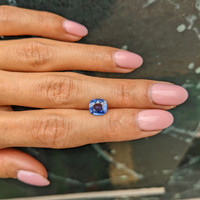 2.20 Ct. Blue Sapphire from Ceylon (Sri Lanka) Life Style
