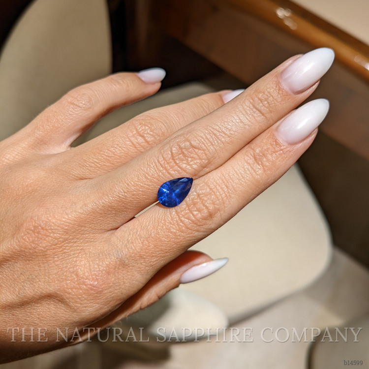 3.07 Ct. Blue Sapphire from Ceylon (Sri Lanka)