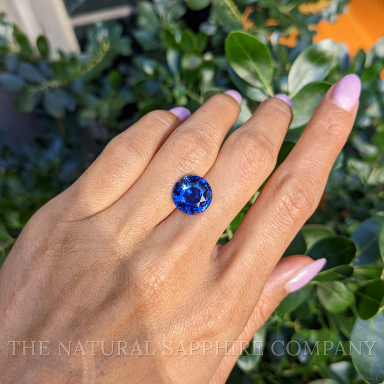 7.58 Ct. Blue Sapphire from Ceylon (Sri Lanka)
