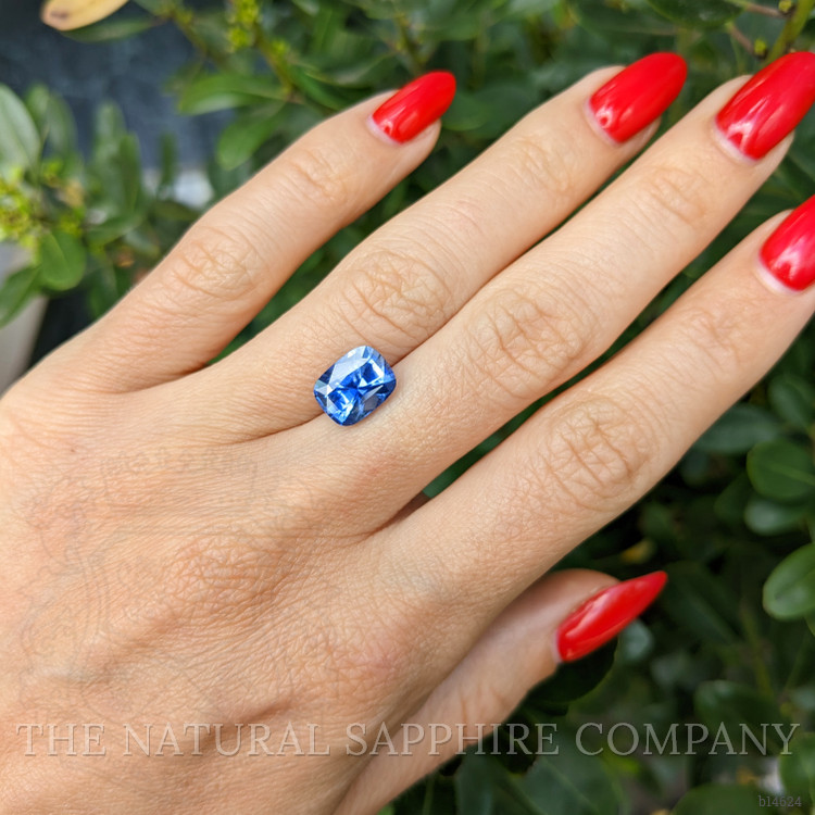 3.62 Ct. Blue Sapphire from Ceylon (Sri Lanka)