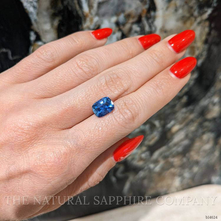 3.62 Ct. Blue Sapphire from Ceylon (Sri Lanka)