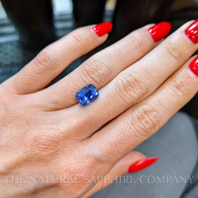 3.62 Ct. Blue Sapphire from Ceylon (Sri Lanka)