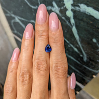 1.52 Ct. Blue Sapphire from Ceylon (Sri Lanka) Life Style