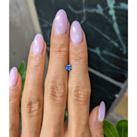 0.44 Ct. Blue Sapphire from Ceylon (Sri Lanka) Life Style