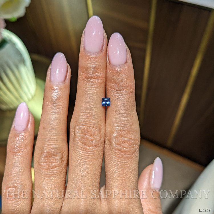 0.44 Ct. Blue Sapphire from Ceylon (Sri Lanka)