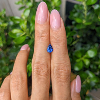 0.98 Ct. Blue Sapphire from Ceylon (Sri Lanka) Life Style