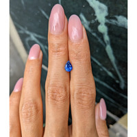 0.98 Ct. Blue Sapphire from Ceylon (Sri Lanka) Life Style