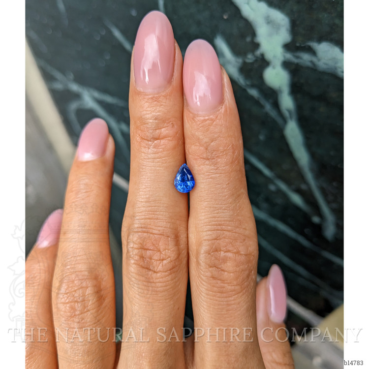 0.98 Ct. Blue Sapphire from Ceylon (Sri Lanka)