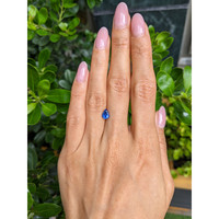 0.98 Ct. Blue Sapphire from Ceylon (Sri Lanka) Life Style