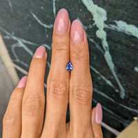 0.68 Ct. Blue Sapphire from Ceylon (Sri Lanka) Life Style